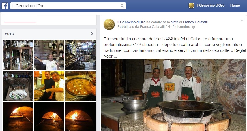 farinate a savona e cucina in egitto