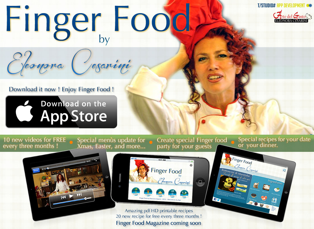 app store finger food eleonora cesarini